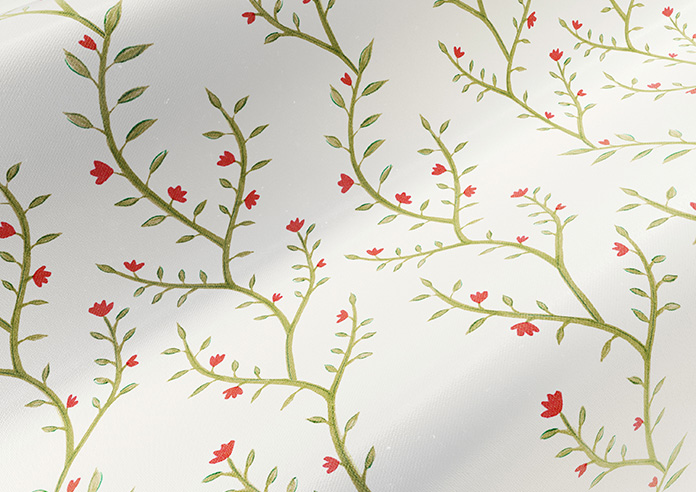 Boughton Faux Silk, Ruby - Roman Blind - Image 4